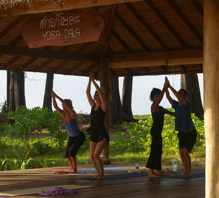 golden buddha beach resort yoga